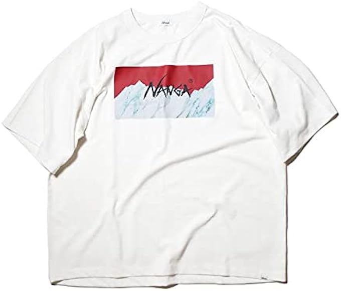 Amazon | NANGA(ナンガ) SNOW MT LOGO LOOSE FIT TEE メンズ